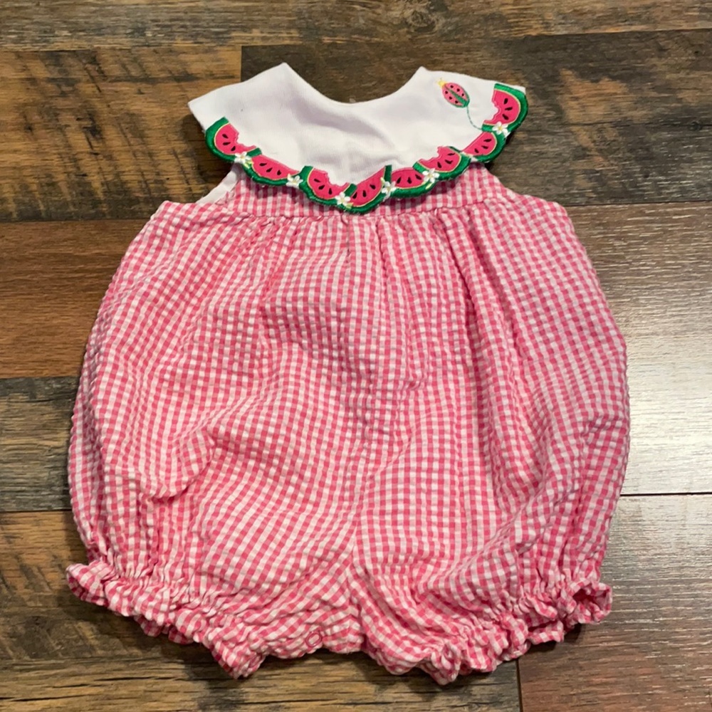 Watermelon and lady bug bubble